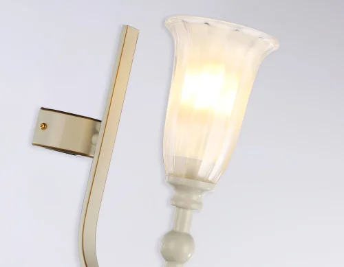 Бра TR3252 Ambrella light белый на 1 лампа, основание бежевое в стиле классический  фото 7