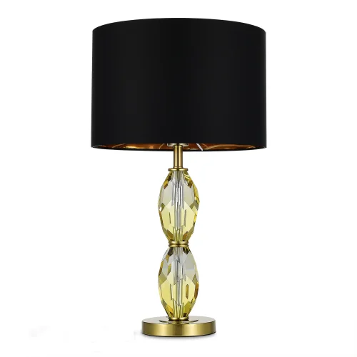 Настольная лампа Lingotti SL1759.304.01 ST-Luce чёрная 1 лампа, основание латунь стекло металл в стиле классический  фото 2