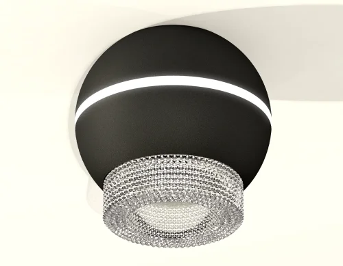 Светильник накладной Techno spot XS1102030 Ambrella light чёрный 1 лампа, основание чёрное в стиле современный круглый фото 2