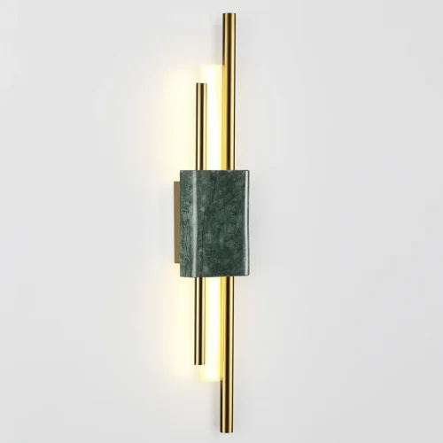 Бра LED Marmi 4360/10WL Odeon Light золотой на 1 лампа, основание золотое зелёное в стиле арт-деко  фото 3