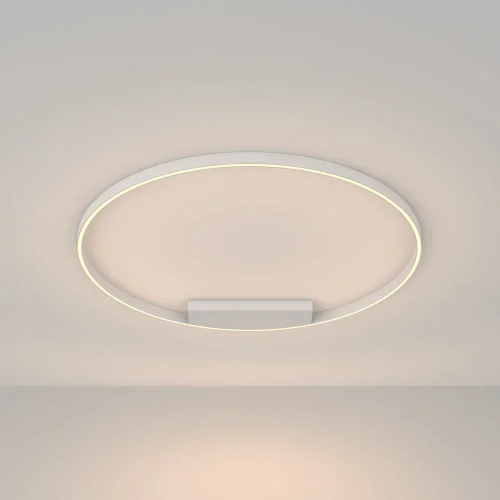 Светильник потолочный LED Rim MOD058CL-L65W3K Maytoni белый 1 лампа, основание белое в стиле современный минимализм хай-тек кольца