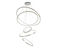 Люстра каскадная LED Амия 07675A,02 Kink Light хром на 1 лампа, основание хром в стиле современный кольца