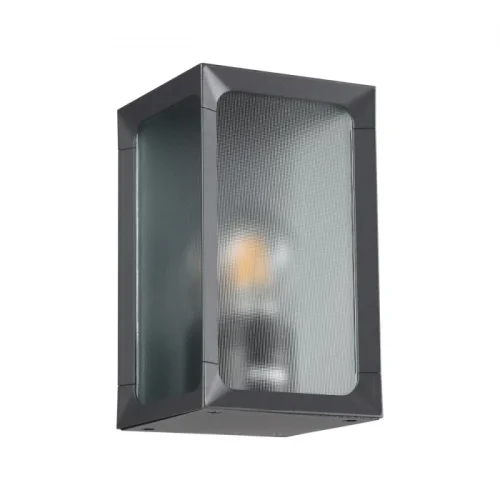 Настенный светильник Arbor 370947 Novotech уличный IP54 чёрный 1 лампа, плафон прозрачный в стиле хай-тек E27