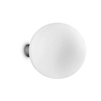 Бра MAPA BIANCO AP1 D30 Ideal Lux белый 1 лампа, основание хром в стиле современный 
