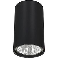 Светильник накладной Eye Black 6836-NW Nowodvorski чёрный 1 лампа, основание чёрное в стиле минимализм круглый