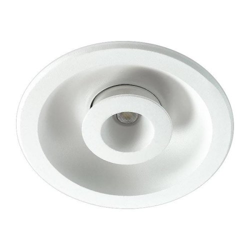 Светильник точечный LED GESSO 357351 Novotech белый 1 лампа, основание белое в стиле минимализм 