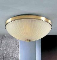 Люстра потолочная  PL 3061/4 Reccagni Angelo белая на 4 лампы, основание античное бронза в стиле классический 