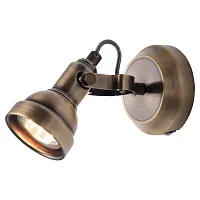 Спот с 1 лампой лофт LSP-9959 Lussole бронзовый GU10 в стиле лофт 