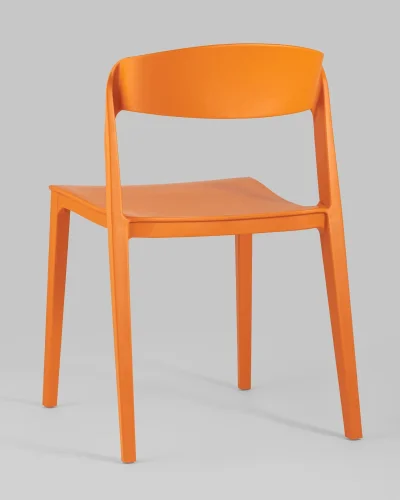 Стул Moris пластик оранжевый УТ000005556 Stool Group, оранжевый/пластик, ножки/пластик/оранжевый, размеры - ***** фото 6