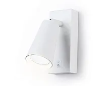 Бра с выключателем TA13141 Ambrella light белый 1 лампа, основание белое в стиле современный хай-тек 
