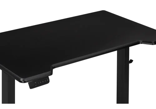 Компьютерный стол Маркос с механизмом подъема 120х75х75 черный / черная шагрень 554799 Woodville столешница чёрная из мдф фото 2