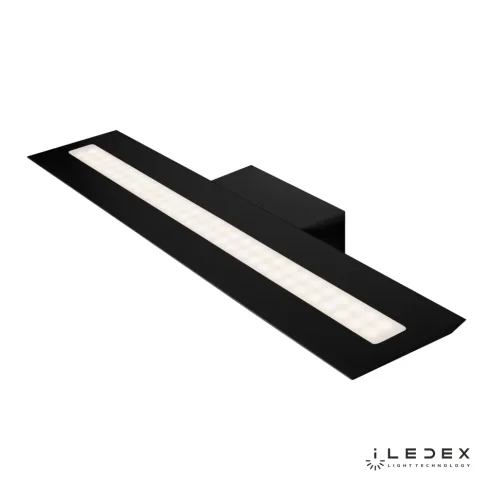 Бра LED Image ZD8114-12W BK iLedex чёрный на 1 лампа, основание чёрное в стиле хай-тек современный  фото 2