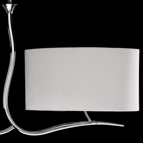 Люстра подвесная  EVE CROMO - P. CREMA 1130 Mantra белая на 4 лампы, основание хром в стиле современный  фото 5