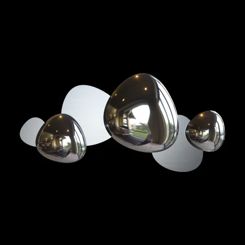 Бра LED Jack-stone MOD314WL-L13N3K Maytoni хром никель на 1 лампа, основание никель в стиле современный 