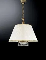 Люстра подвесная  L 6400/50 Reccagni Angelo белая на 3 лампы, основание античное бронза в стиле классический 
