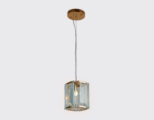 Светильник подвесной Traditional TR5108 Ambrella light прозрачный 1 лампа, основание золотое в стиле современный классический  фото 4