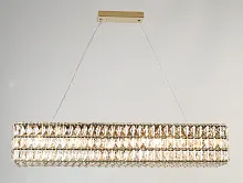Люстра подвесная 10126+8/S gold Newport прозрачная на 14 ламп, основание золотое в стиле американский современный классический 