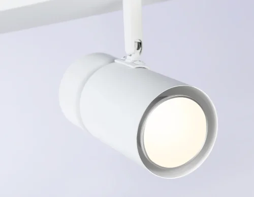 Спот с 2 лампами TA13177 Ambrella light белый GU10 в стиле хай-тек современный  фото 3