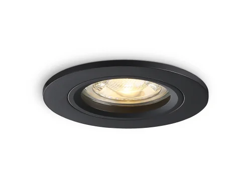 Светильник точечный GX Standard tech TN102451 Ambrella light чёрный 1 лампа, основание чёрное в стиле хай-тек современный 