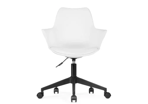 Компьютерное кресло Tulin white / black 15706 Woodville, белый/экокожа, ножки/пластик/чёрный, размеры - *910***600*600 фото 2
