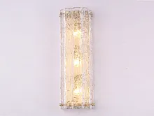 Бра 10823/A new Newport прозрачный 3 лампы, основание латунь в стиле американский современный классический 