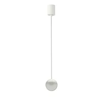 Светильник подвесной LED Kilda 8438 Mantra белый 1 лампа, основание белое в стиле хай-тек современный 