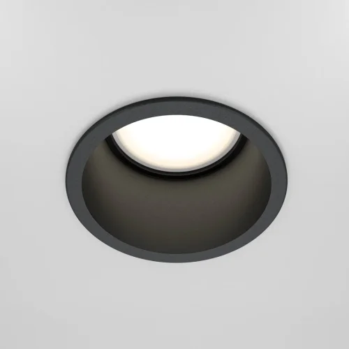 Светильник точечный Reif DL049-01B Maytoni чёрный 1 лампа, основание чёрное в стиле хай-тек современный  фото 4