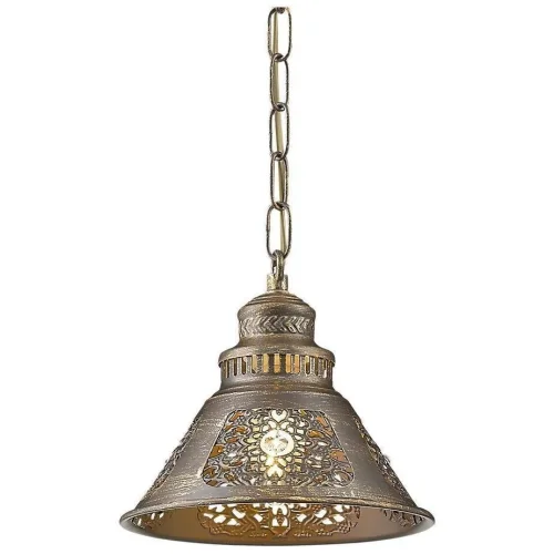 Светильник подвесной 308-603-03 Velante коричневый 3 лампы, основание коричневое в стиле восточный  фото 2