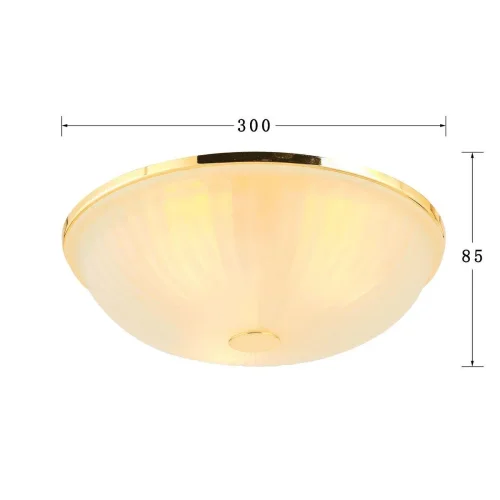Светильник потолочный Costa 2752-3C F-promo белый 3 лампы, основание золотое в стиле современный  фото 2