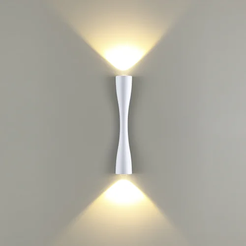 Бра LED Anika 4290/10WL Odeon Light белый на 1 лампа, основание белое в стиле современный хай-тек  фото 4