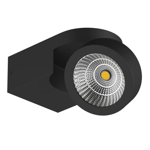 Светильник накладной LED Snodo 055173 Lightstar чёрный 1 лампа, основание чёрное в стиле хай-тек круглый