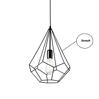 Светильник подвесной AMPOLLA-3 SP1 BIANCO Ideal Lux белый 1 лампа, основание белое в стиле современный лофт 