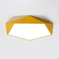 Светильник потолочный GEOMETRIC B D52 Yellow 193299-26 ImperiumLoft белый 1 лампа, основание жёлтое в стиле современный 