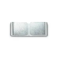 Бра  CLIP AP2 MINI ARGENTO IDEAL LUX серебряный 2 лампы, основание серебряное в стиле современный 