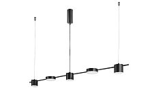 Светильник подвесной LED TRISTAN SP5 L1200 BLACK Crystal Lux чёрный 3 лампы, основание чёрное в стиле модерн хай-тек 