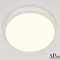 Светильник накладной LED Ingrid 3322.LDY2004M/18W/4K Arte Perfetto Luce белый 1 лампа, основание белое в стиле современный круглый