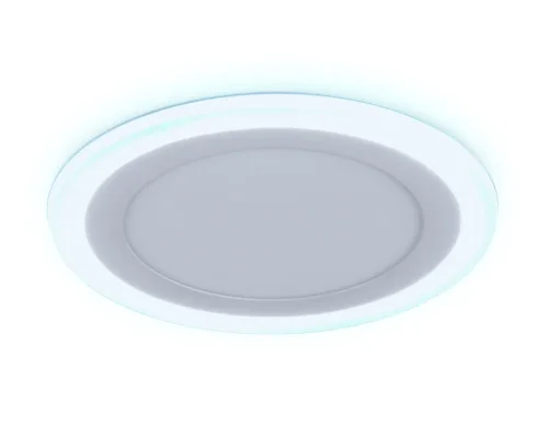 Светильник точечный LED Downlight DCR368 Ambrella light белый 1 лампа, основание белое в стиле современный хай-тек круглый фото 3