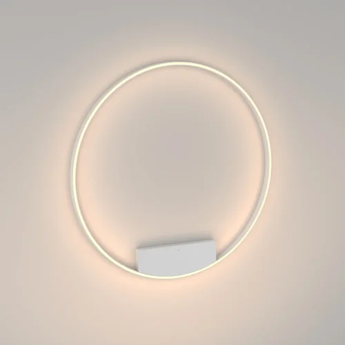 Светильник потолочный LED Rim MOD058CL-L65W3K Maytoni белый 1 лампа, основание белое в стиле современный минимализм хай-тек кольца фото 2