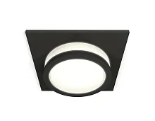 Светильник точечный Techno spot XC6521060 Ambrella light чёрный 1 лампа, основание чёрное в стиле хай-тек современный квадратный