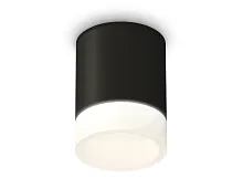 Светильник накладной Techno spot XS6302063 Ambrella light белый 1 лампа, основание чёрное в стиле современный круглый
