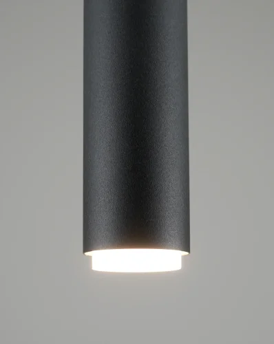 Светильник подвесной LED Rin V10899-PL Moderli чёрный 1 лампа, основание чёрное в стиле современный  фото 4