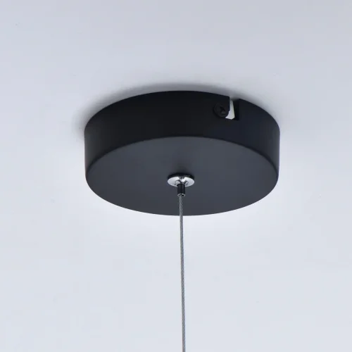 Светильник подвесной Тетро 673015604 DeMarkt чёрный 4 лампы, основание чёрное в стиле современный  фото 8