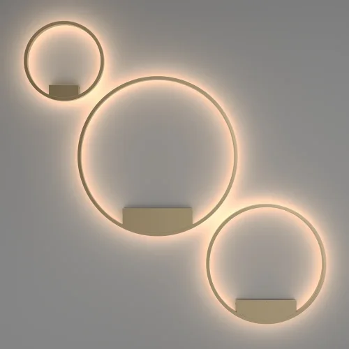 Светильник потолочный LED Rim MOD058CL-L50BS3K Maytoni латунь 1 лампа, основание латунь в стиле современный хай-тек минимализм  фото 3