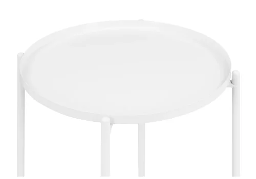 Журнальный столик-поднос Tray 1 white 15395 Woodville столешница белая из металл фото 8