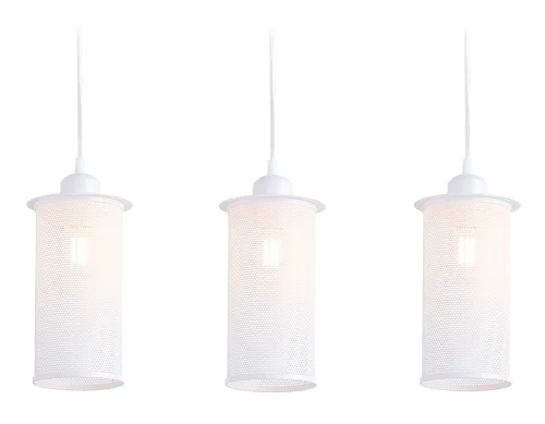 Светильник подвесной TR8163 Ambrella light белый 3 лампы, основание белое в стиле лофт 