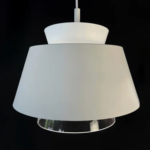 Светильник подвесной SOTA Белый 178031-26 ImperiumLoft белый 1 лампа, основание чёрное в стиле современный  фото 32