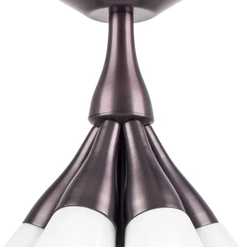 Светильник потолочный Cone 757070 Lightstar белый 7 ламп, основание коричневое бордовое в стиле современный  фото 6