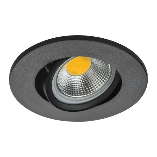Светильник точечный Banale PVC 012027 Lightstar чёрный 1 лампа, основание чёрное в стиле 10086 хай-тек 