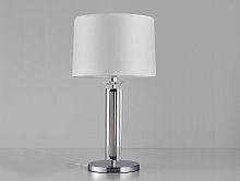 Настольная лампа 4401/T chrome Newport белая 1 лампа, основание хром металл в стиле современный 