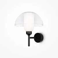 Бра Memory MOD177WL-01B Maytoni прозрачный 1 лампа, основание чёрное в стиле современный арт-деко 